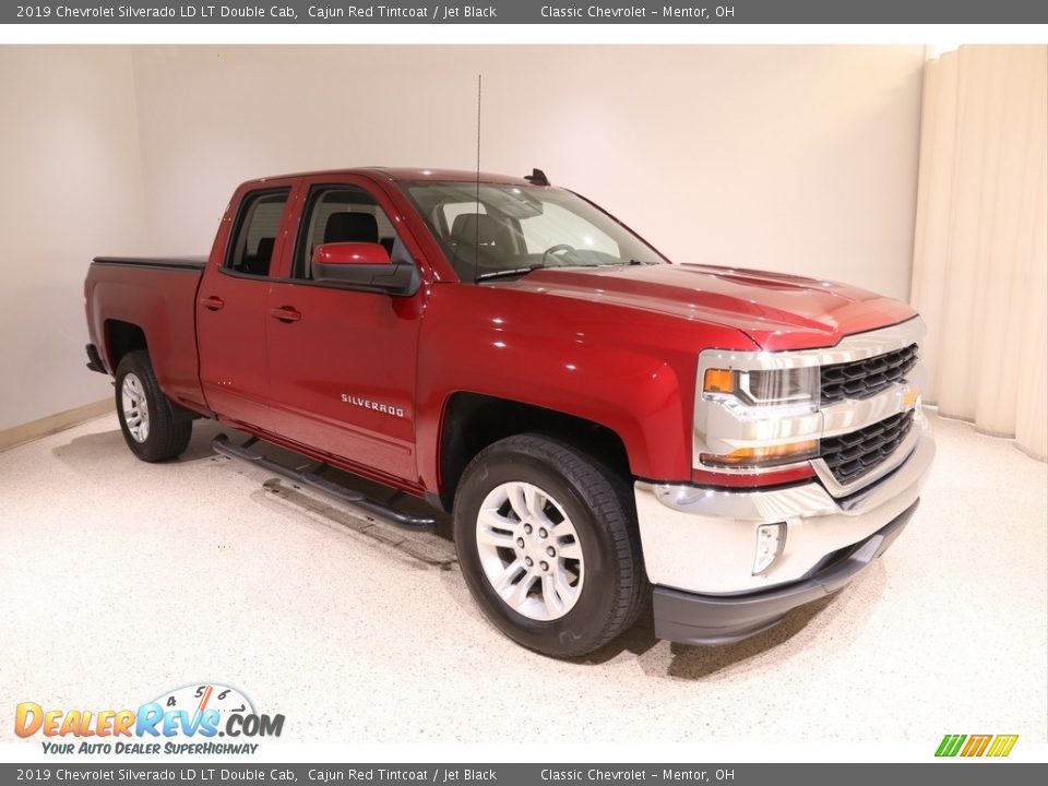 2019 Chevrolet Silverado LD LT Double Cab Cajun Red Tintcoat / Jet Black Photo #1