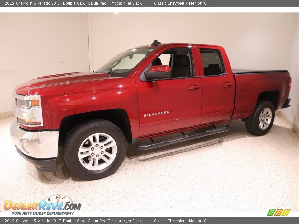 2019 Chevrolet Silverado LD LT Double Cab Cajun Red Tintcoat / Jet Black Photo #3