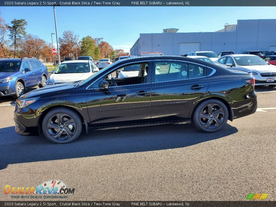 2020 Subaru Legacy 2.5i Sport Crystal Black Silica / Two-Tone Gray Photo #4