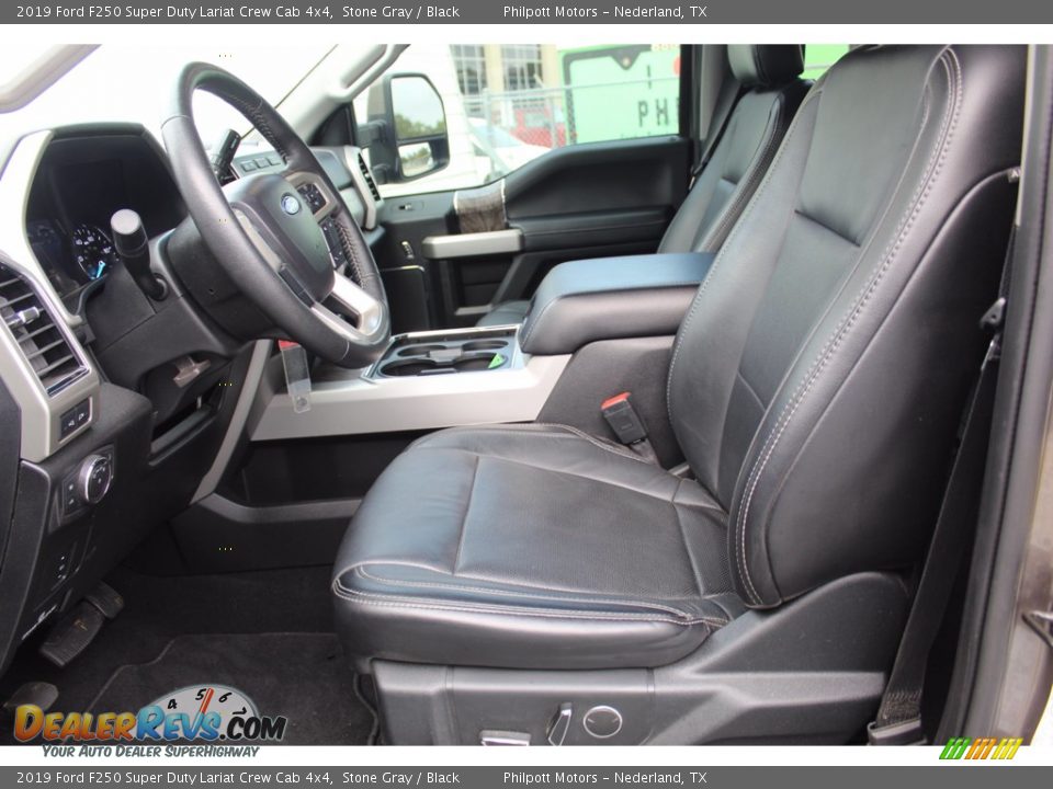 2019 Ford F250 Super Duty Lariat Crew Cab 4x4 Stone Gray / Black Photo #15