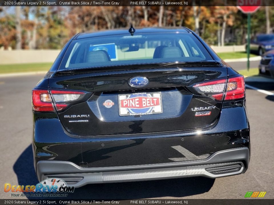 2020 Subaru Legacy 2.5i Sport Crystal Black Silica / Two-Tone Gray Photo #7