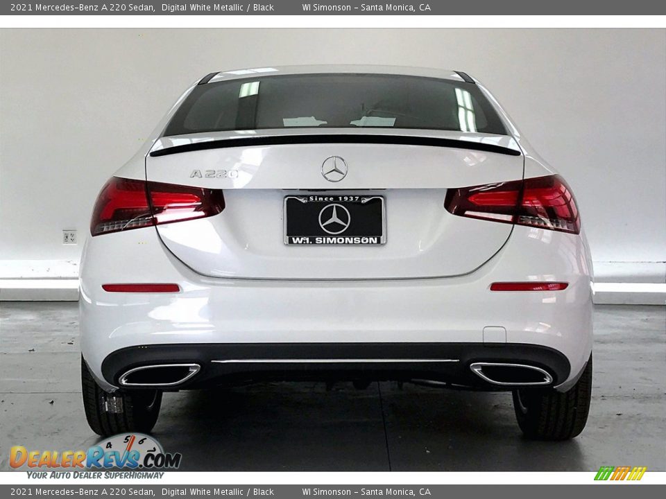 2021 Mercedes-Benz A 220 Sedan Digital White Metallic / Black Photo #3