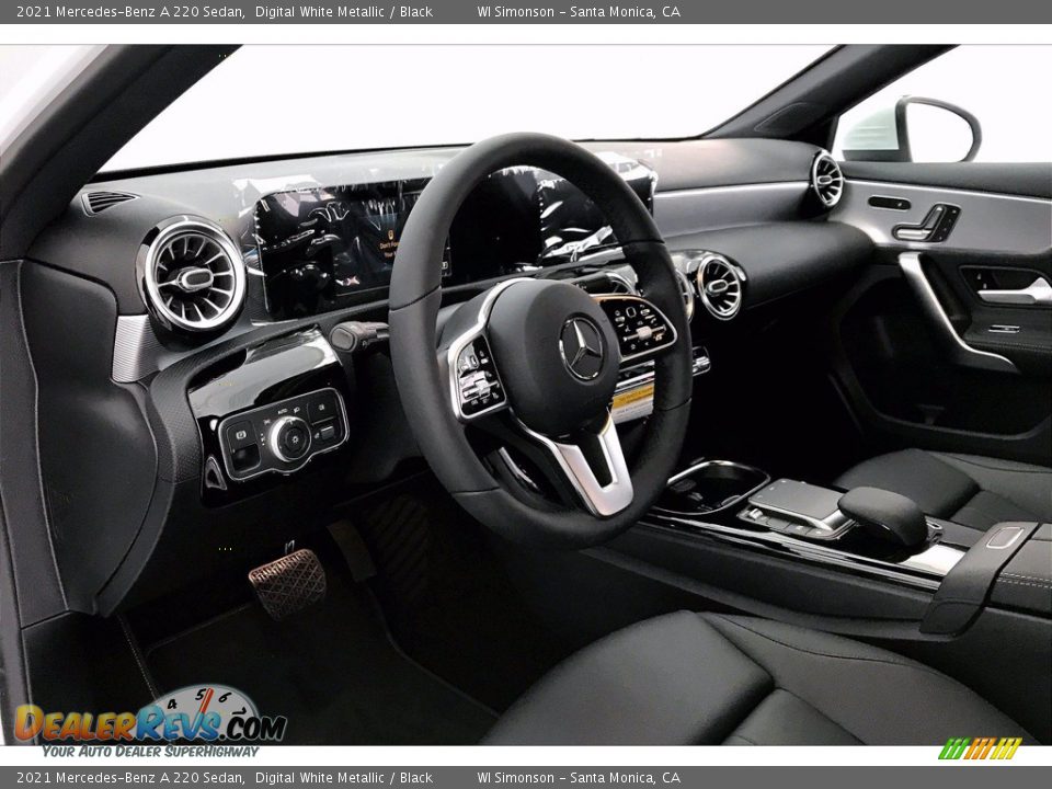 2021 Mercedes-Benz A 220 Sedan Digital White Metallic / Black Photo #4