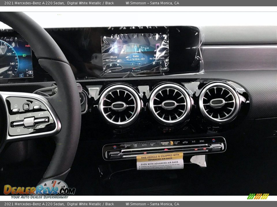 2021 Mercedes-Benz A 220 Sedan Digital White Metallic / Black Photo #6