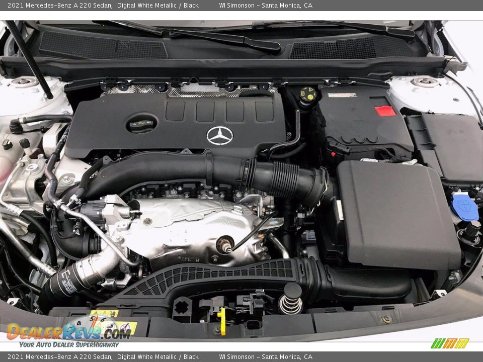 2021 Mercedes-Benz A 220 Sedan Digital White Metallic / Black Photo #8