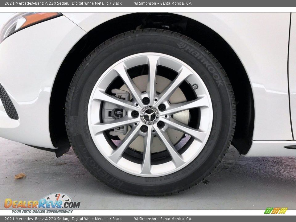 2021 Mercedes-Benz A 220 Sedan Digital White Metallic / Black Photo #9