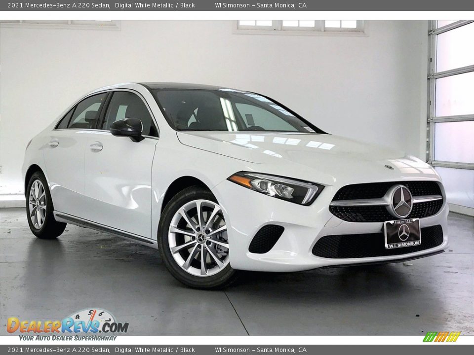 2021 Mercedes-Benz A 220 Sedan Digital White Metallic / Black Photo #12