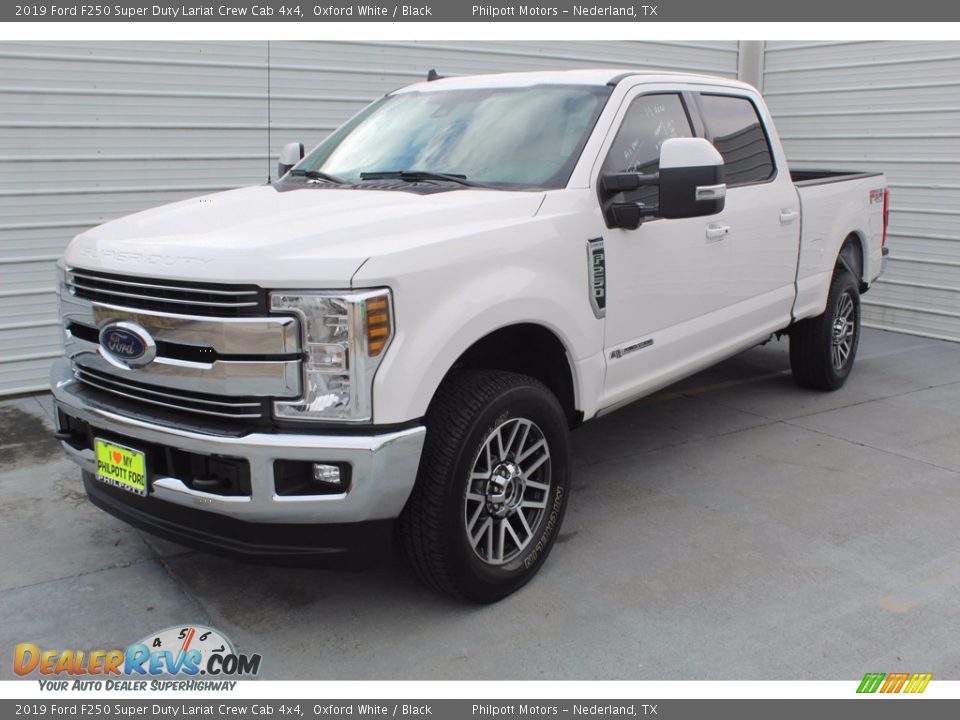 2019 Ford F250 Super Duty Lariat Crew Cab 4x4 Oxford White / Black Photo #4