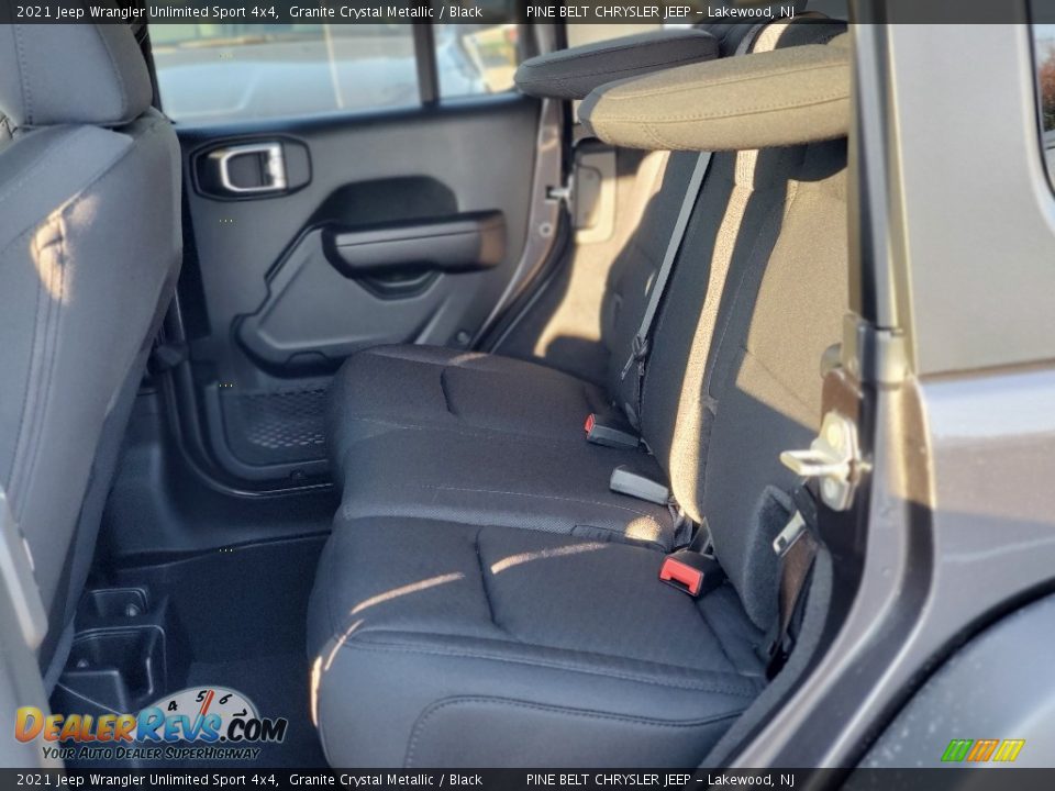 2021 Jeep Wrangler Unlimited Sport 4x4 Granite Crystal Metallic / Black Photo #9