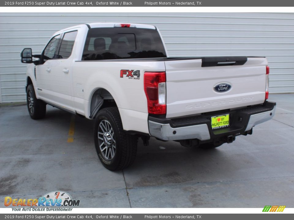 2019 Ford F250 Super Duty Lariat Crew Cab 4x4 Oxford White / Black Photo #8