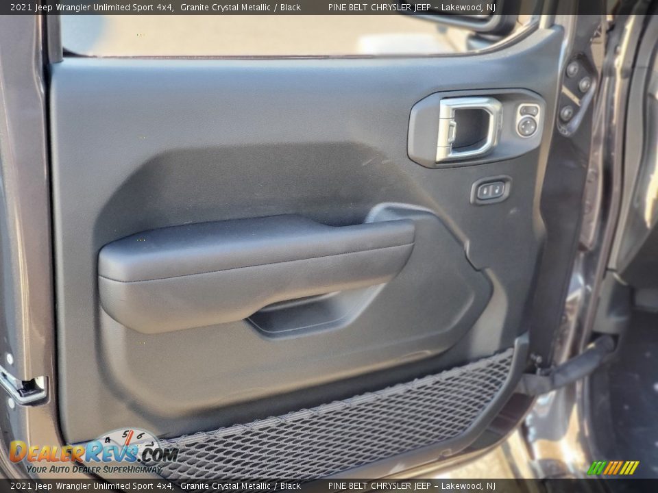 2021 Jeep Wrangler Unlimited Sport 4x4 Granite Crystal Metallic / Black Photo #12