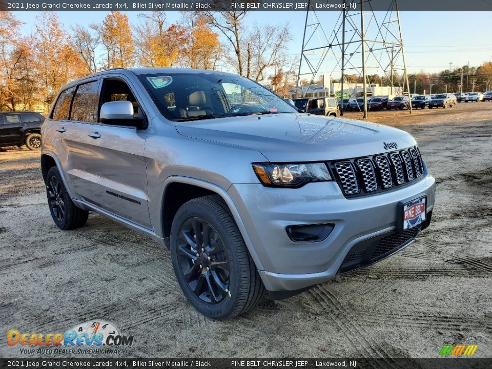 2021 Jeep Grand Cherokee Laredo 4x4 Billet Silver Metallic / Black Photo #1