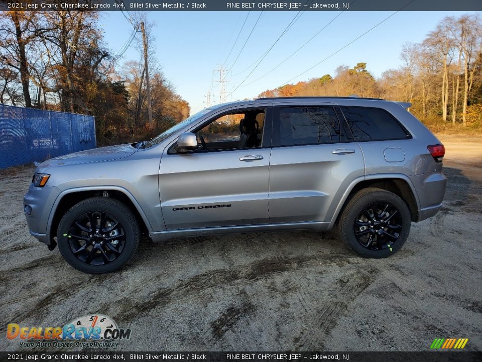 2021 Jeep Grand Cherokee Laredo 4x4 Billet Silver Metallic / Black Photo #4