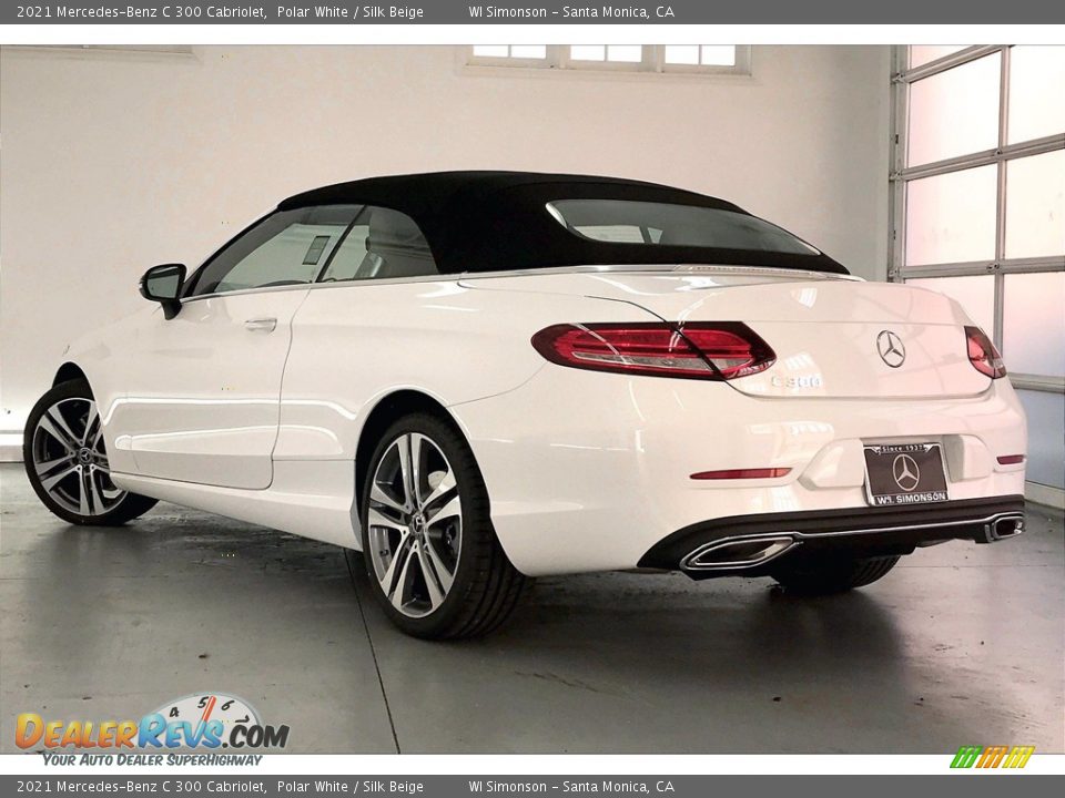 2021 Mercedes-Benz C 300 Cabriolet Polar White / Silk Beige Photo #2