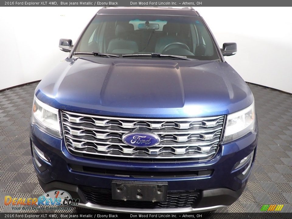 2016 Ford Explorer XLT 4WD Blue Jeans Metallic / Ebony Black Photo #4