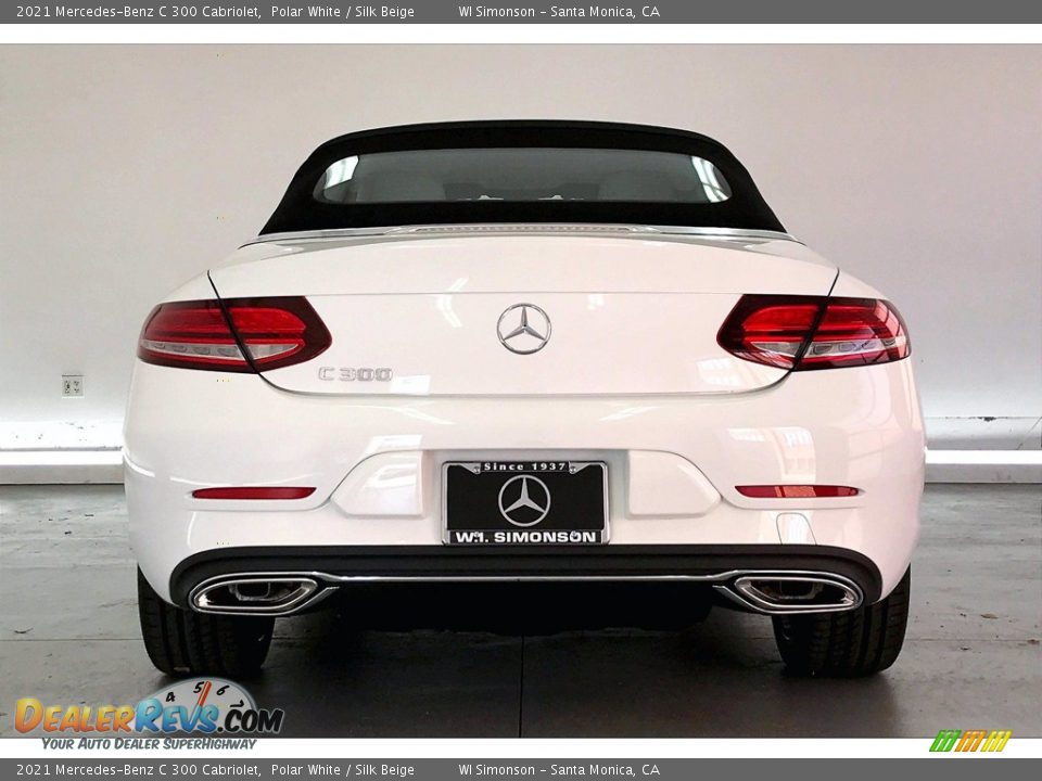 2021 Mercedes-Benz C 300 Cabriolet Polar White / Silk Beige Photo #3