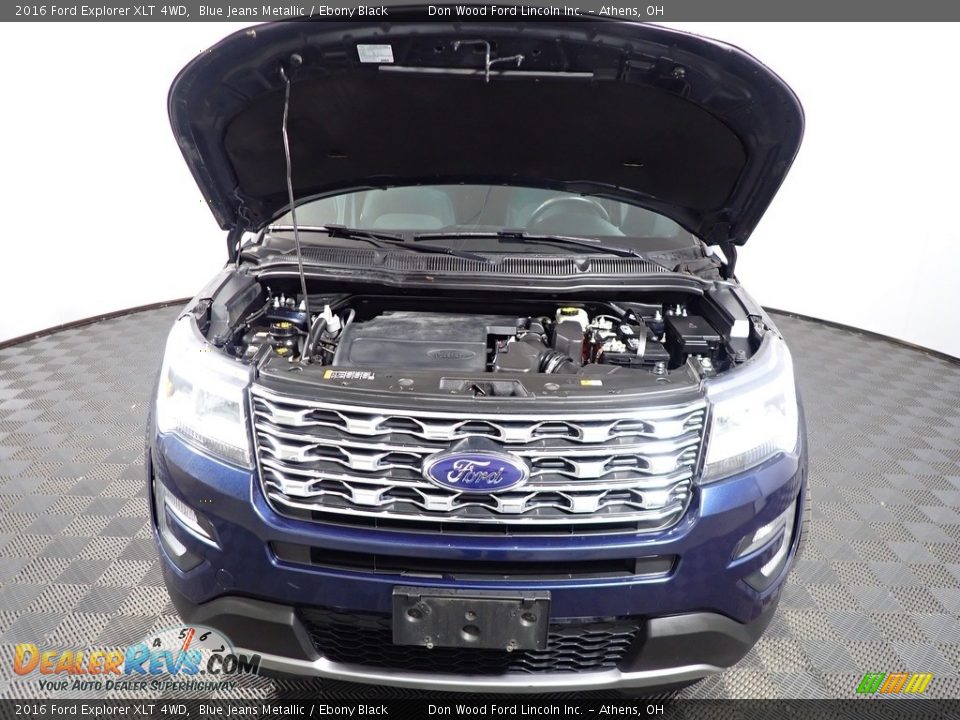 2016 Ford Explorer XLT 4WD Blue Jeans Metallic / Ebony Black Photo #5