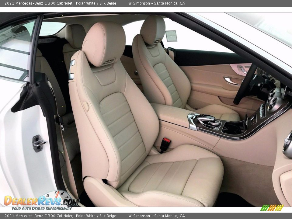 2021 Mercedes-Benz C 300 Cabriolet Polar White / Silk Beige Photo #5