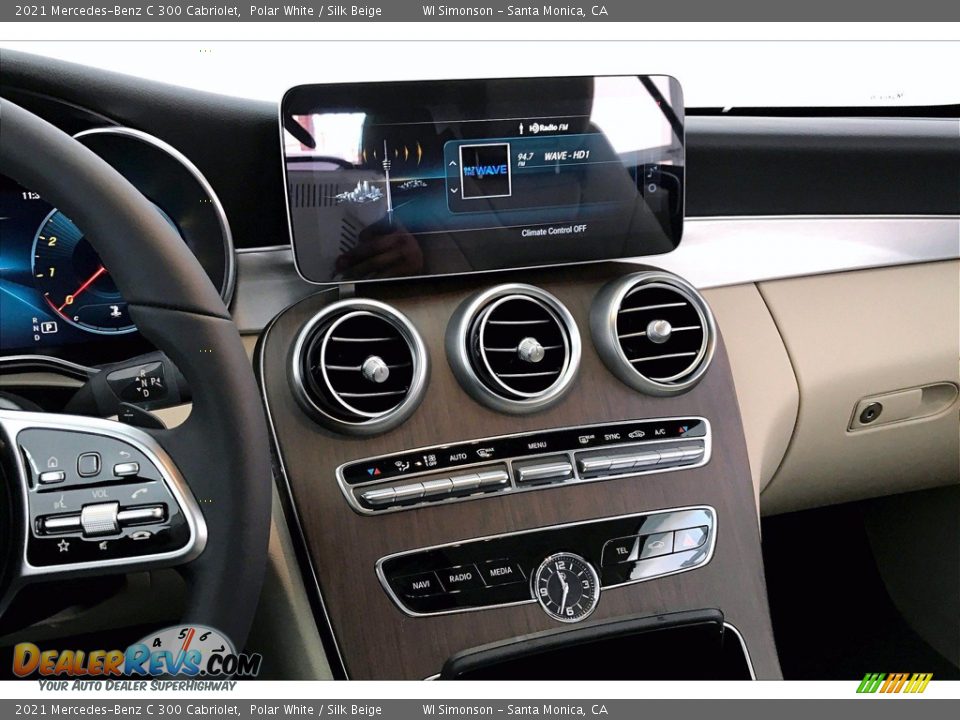 2021 Mercedes-Benz C 300 Cabriolet Polar White / Silk Beige Photo #6