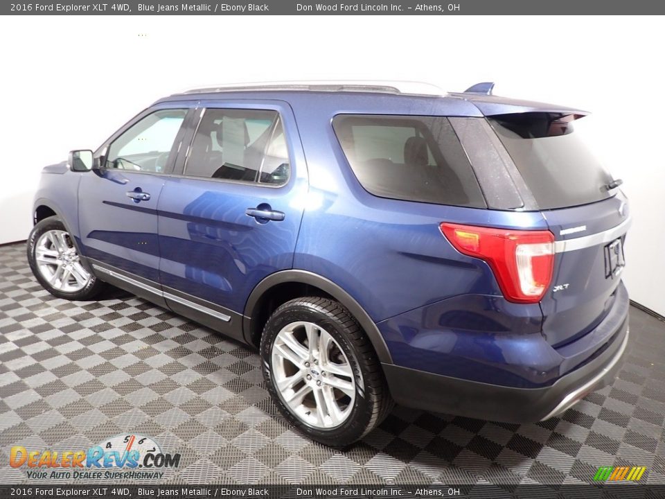 2016 Ford Explorer XLT 4WD Blue Jeans Metallic / Ebony Black Photo #9