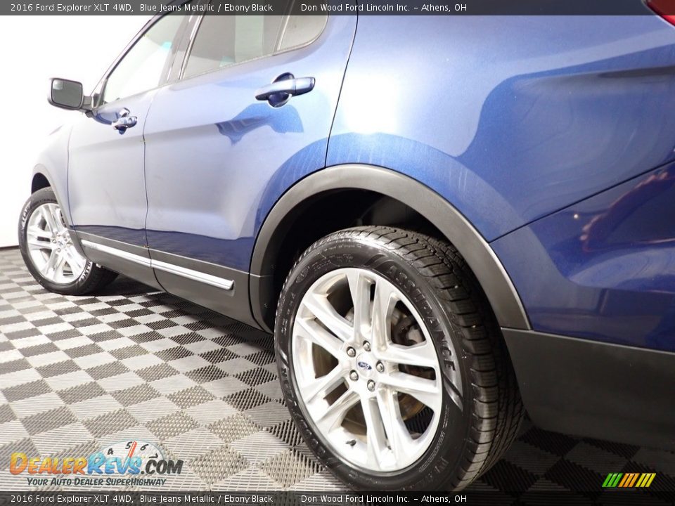 2016 Ford Explorer XLT 4WD Blue Jeans Metallic / Ebony Black Photo #10