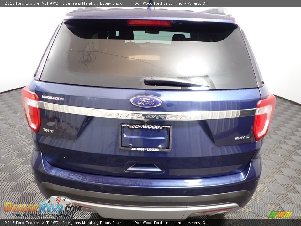 2016 Ford Explorer XLT 4WD Blue Jeans Metallic / Ebony Black Photo #11