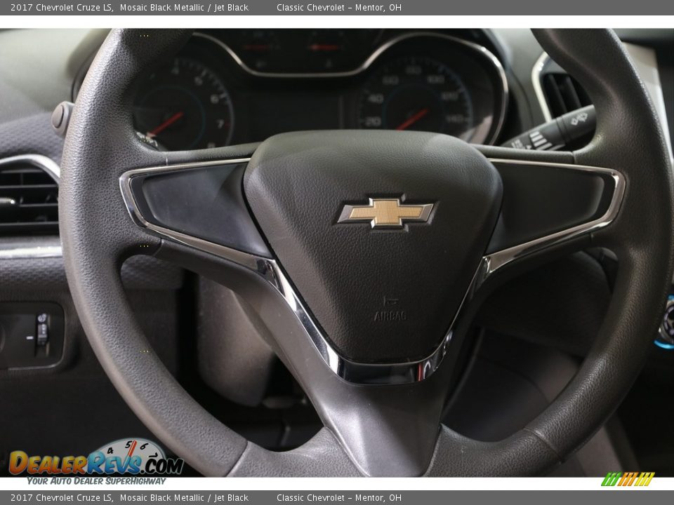 2017 Chevrolet Cruze LS Mosaic Black Metallic / Jet Black Photo #7