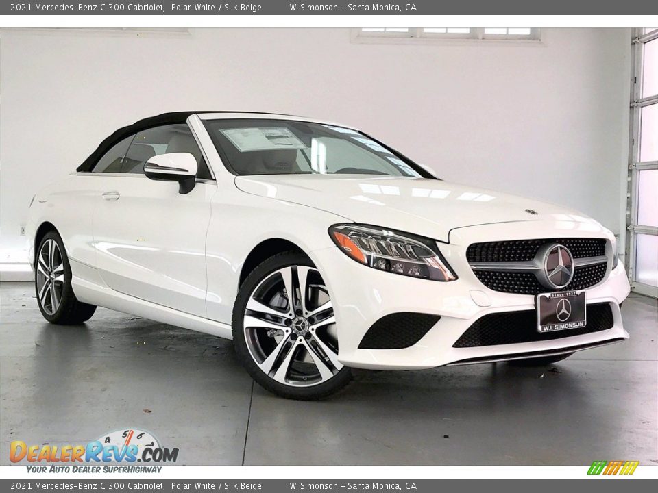2021 Mercedes-Benz C 300 Cabriolet Polar White / Silk Beige Photo #12