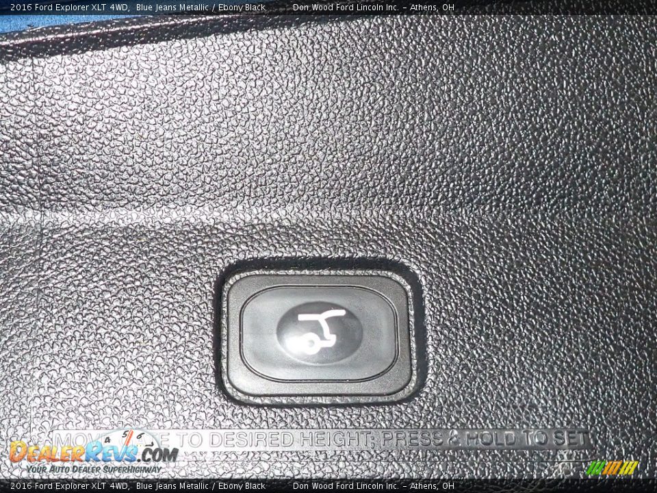 2016 Ford Explorer XLT 4WD Blue Jeans Metallic / Ebony Black Photo #15