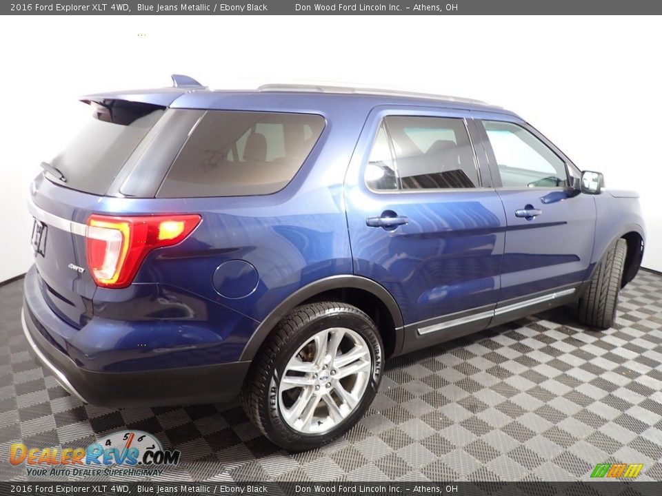2016 Ford Explorer XLT 4WD Blue Jeans Metallic / Ebony Black Photo #16