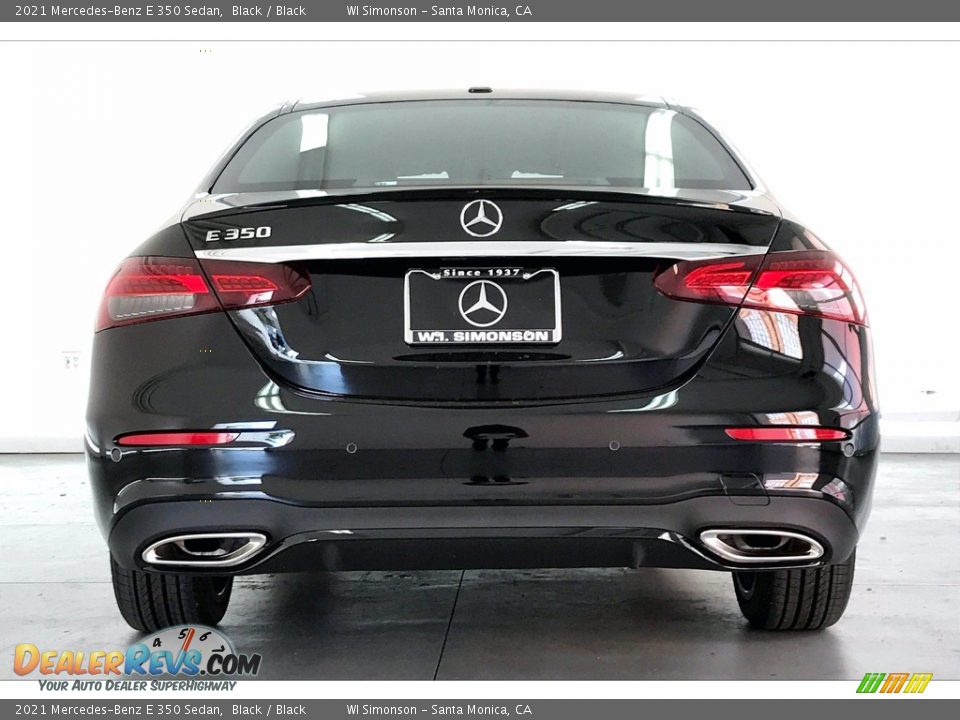 2021 Mercedes-Benz E 350 Sedan Black / Black Photo #3
