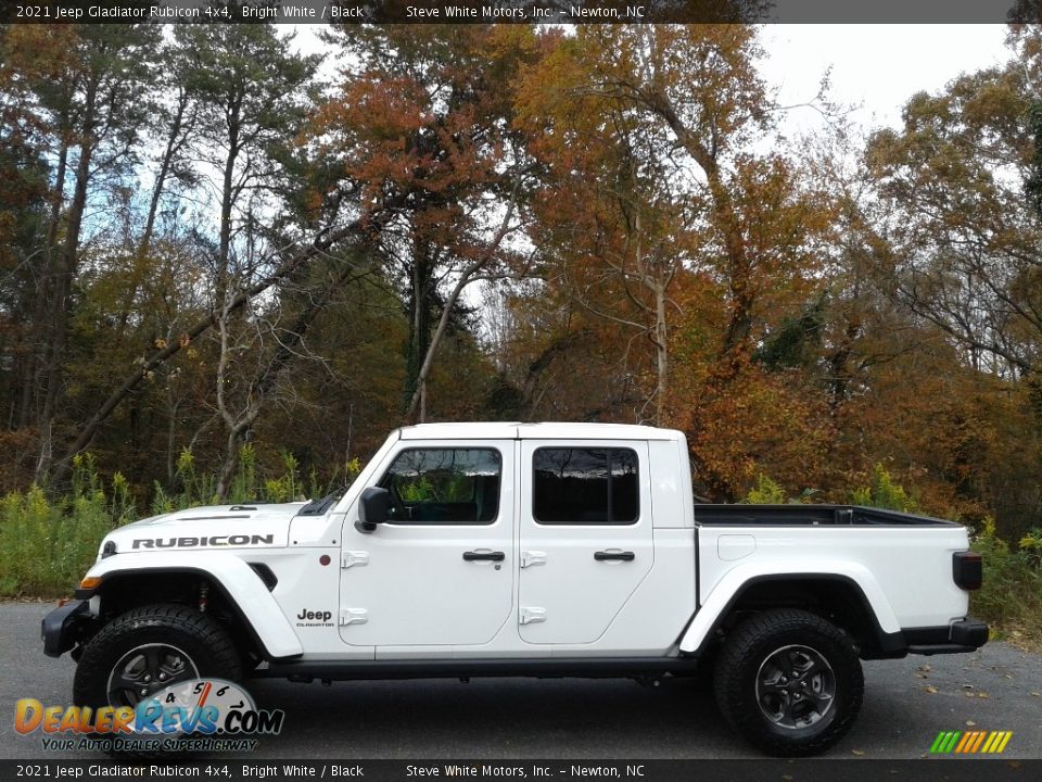 Bright White 2021 Jeep Gladiator Rubicon 4x4 Photo #1