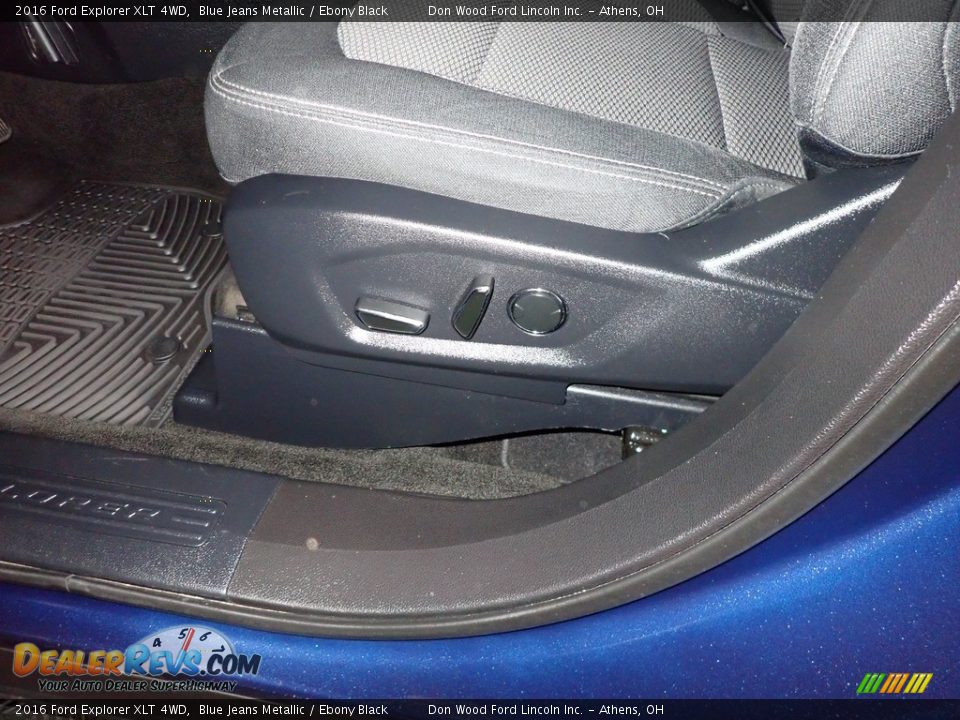 2016 Ford Explorer XLT 4WD Blue Jeans Metallic / Ebony Black Photo #19