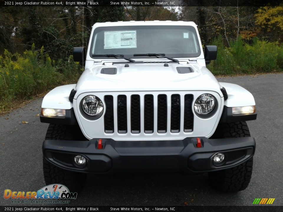 2021 Jeep Gladiator Rubicon 4x4 Bright White / Black Photo #3