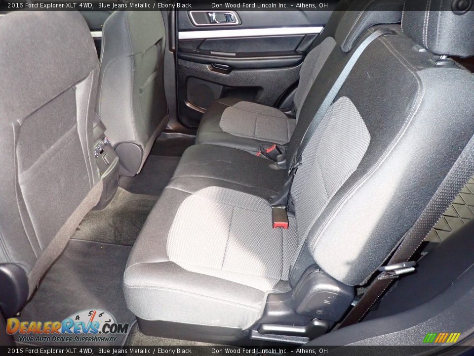 2016 Ford Explorer XLT 4WD Blue Jeans Metallic / Ebony Black Photo #23