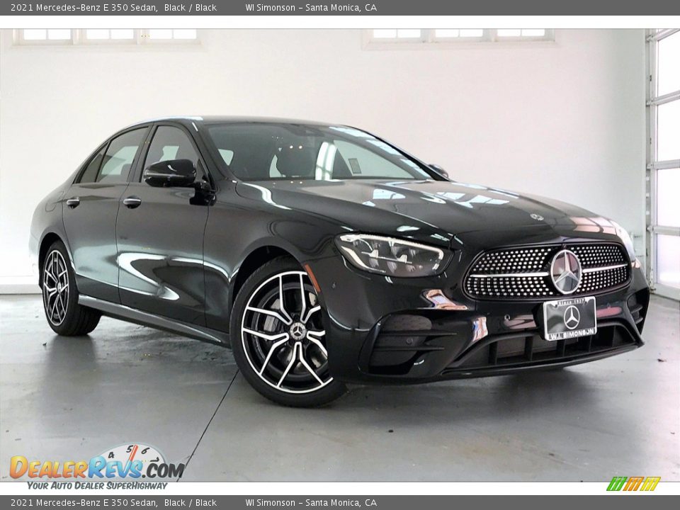2021 Mercedes-Benz E 350 Sedan Black / Black Photo #12