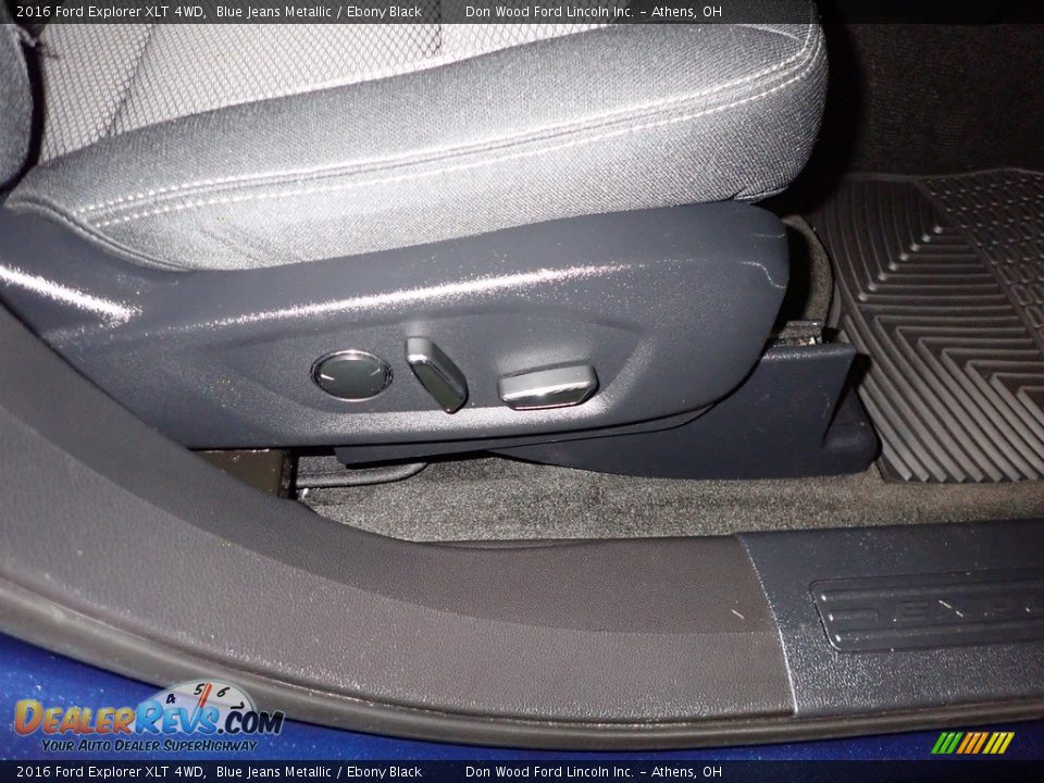 2016 Ford Explorer XLT 4WD Blue Jeans Metallic / Ebony Black Photo #27