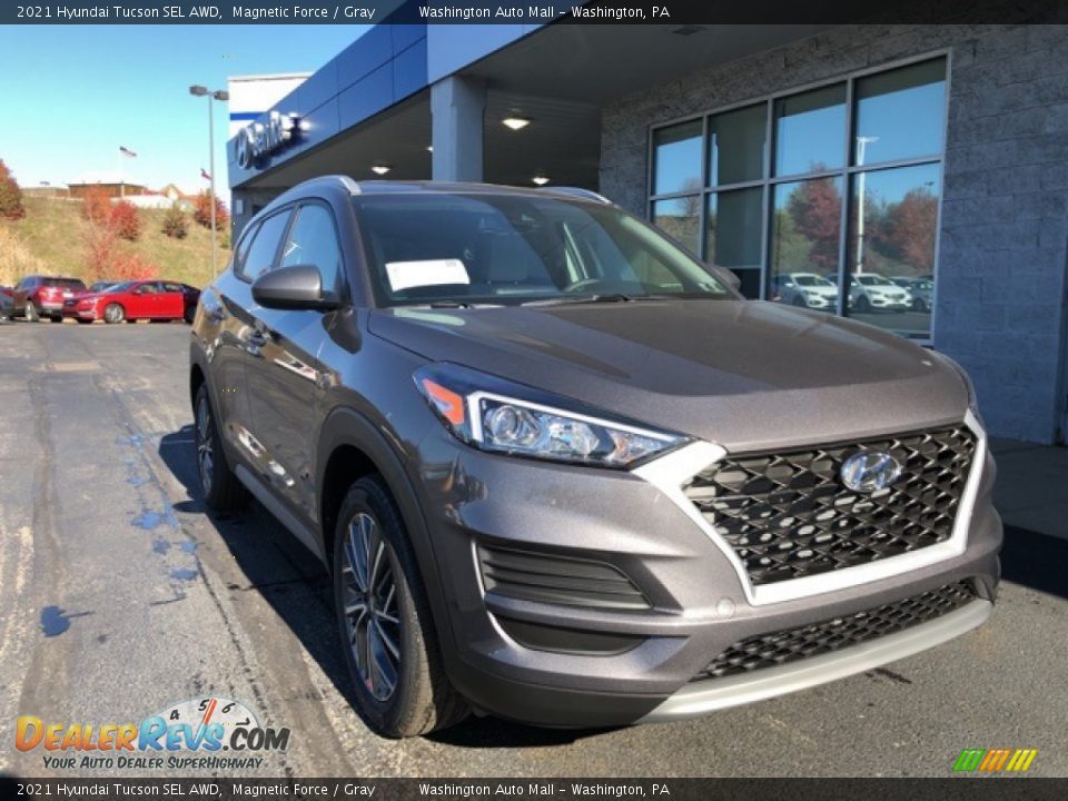 2021 Hyundai Tucson SEL AWD Magnetic Force / Gray Photo #1