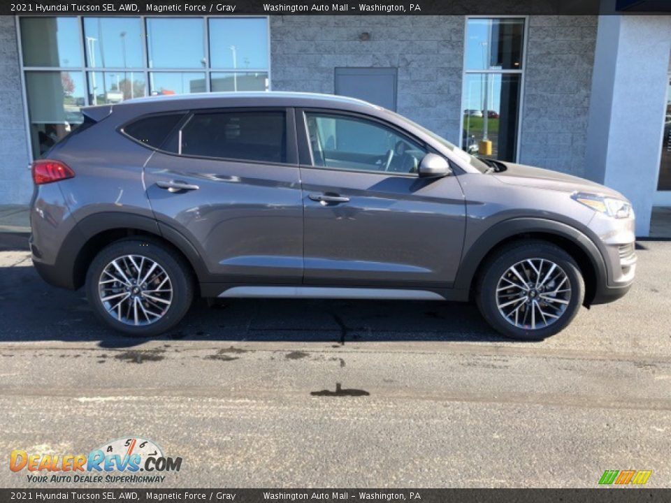 2021 Hyundai Tucson SEL AWD Magnetic Force / Gray Photo #2