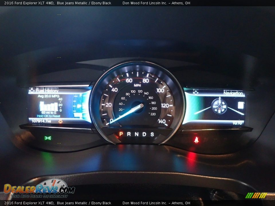 2016 Ford Explorer XLT 4WD Blue Jeans Metallic / Ebony Black Photo #29