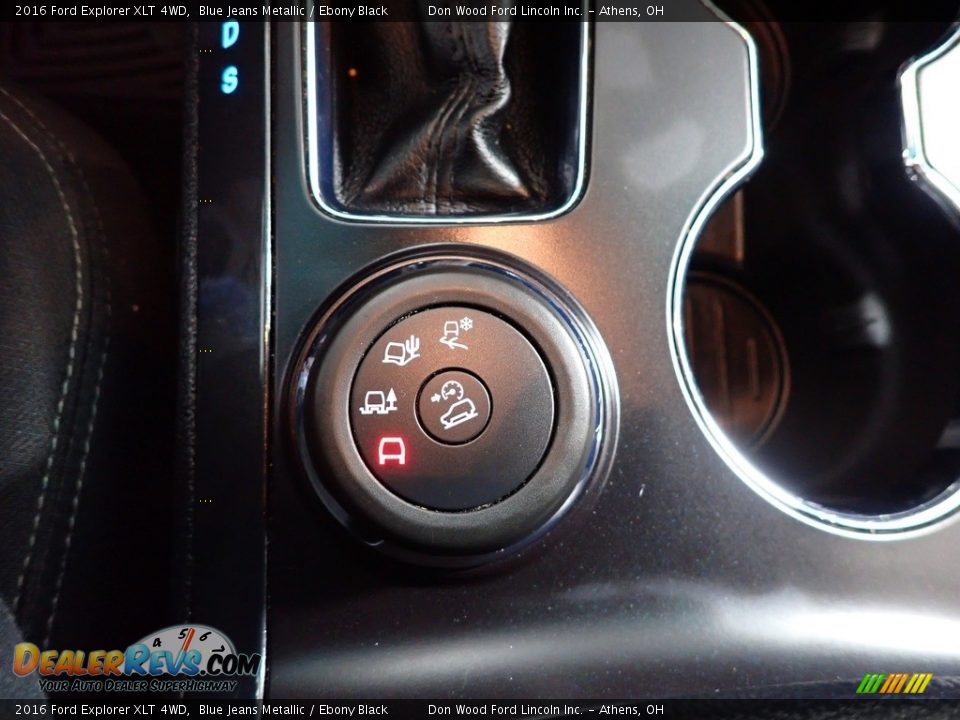 2016 Ford Explorer XLT 4WD Blue Jeans Metallic / Ebony Black Photo #34