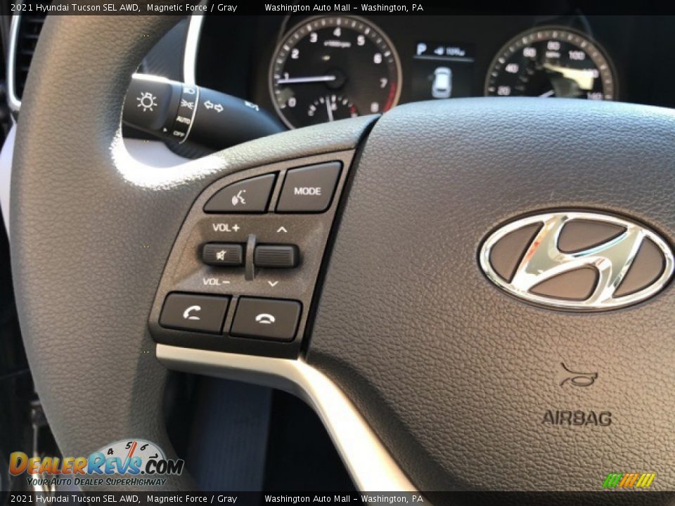 2021 Hyundai Tucson SEL AWD Magnetic Force / Gray Photo #11