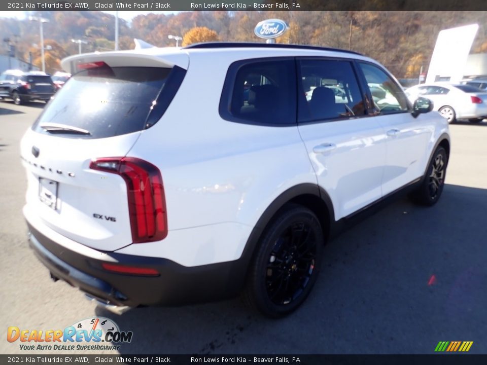 2021 Kia Telluride EX AWD Glacial White Pearl / Black Photo #2