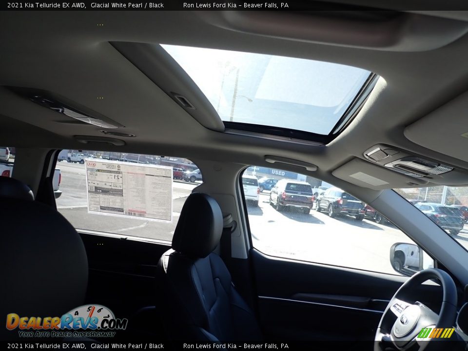 2021 Kia Telluride EX AWD Glacial White Pearl / Black Photo #11