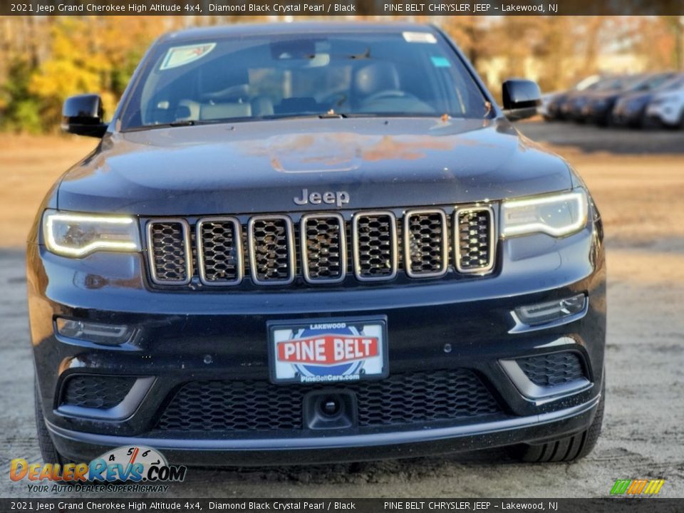 2021 Jeep Grand Cherokee High Altitude 4x4 Diamond Black Crystal Pearl / Black Photo #3