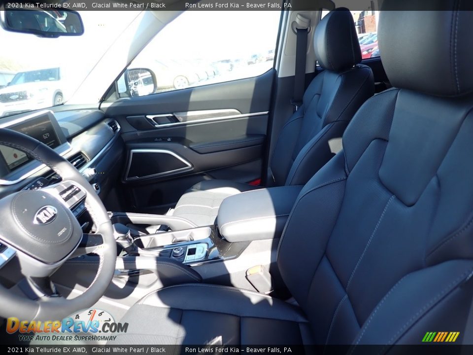 2021 Kia Telluride EX AWD Glacial White Pearl / Black Photo #12
