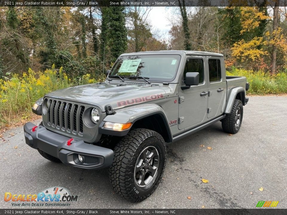 2021 Jeep Gladiator Rubicon 4x4 Sting-Gray / Black Photo #2