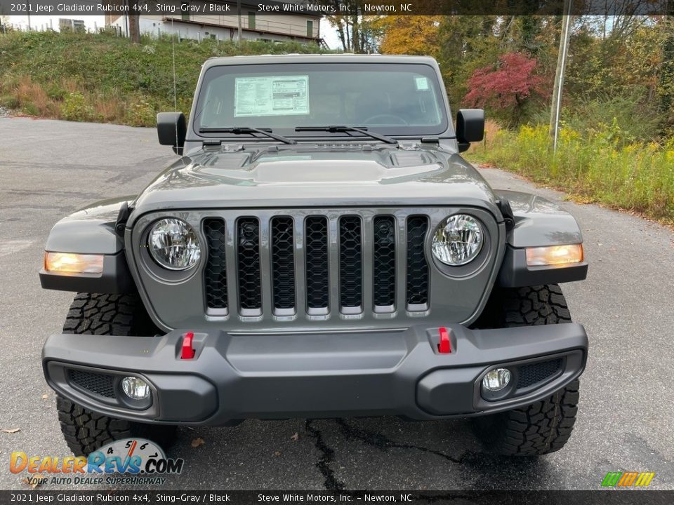 2021 Jeep Gladiator Rubicon 4x4 Sting-Gray / Black Photo #3