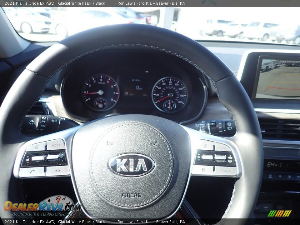 2021 Kia Telluride EX AWD Glacial White Pearl / Black Photo #20