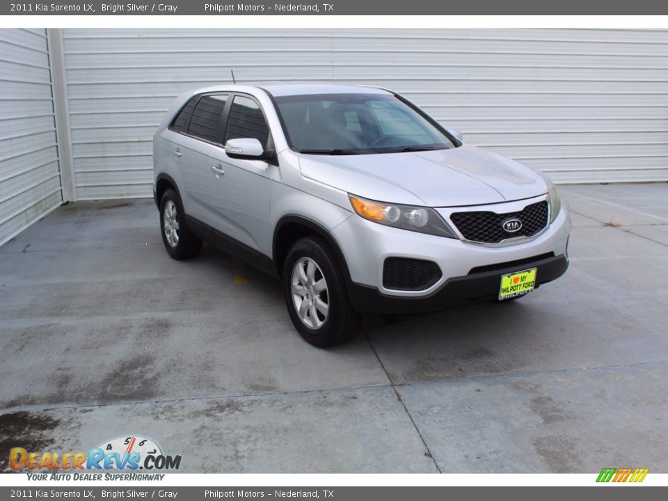 2011 Kia Sorento LX Bright Silver / Gray Photo #2